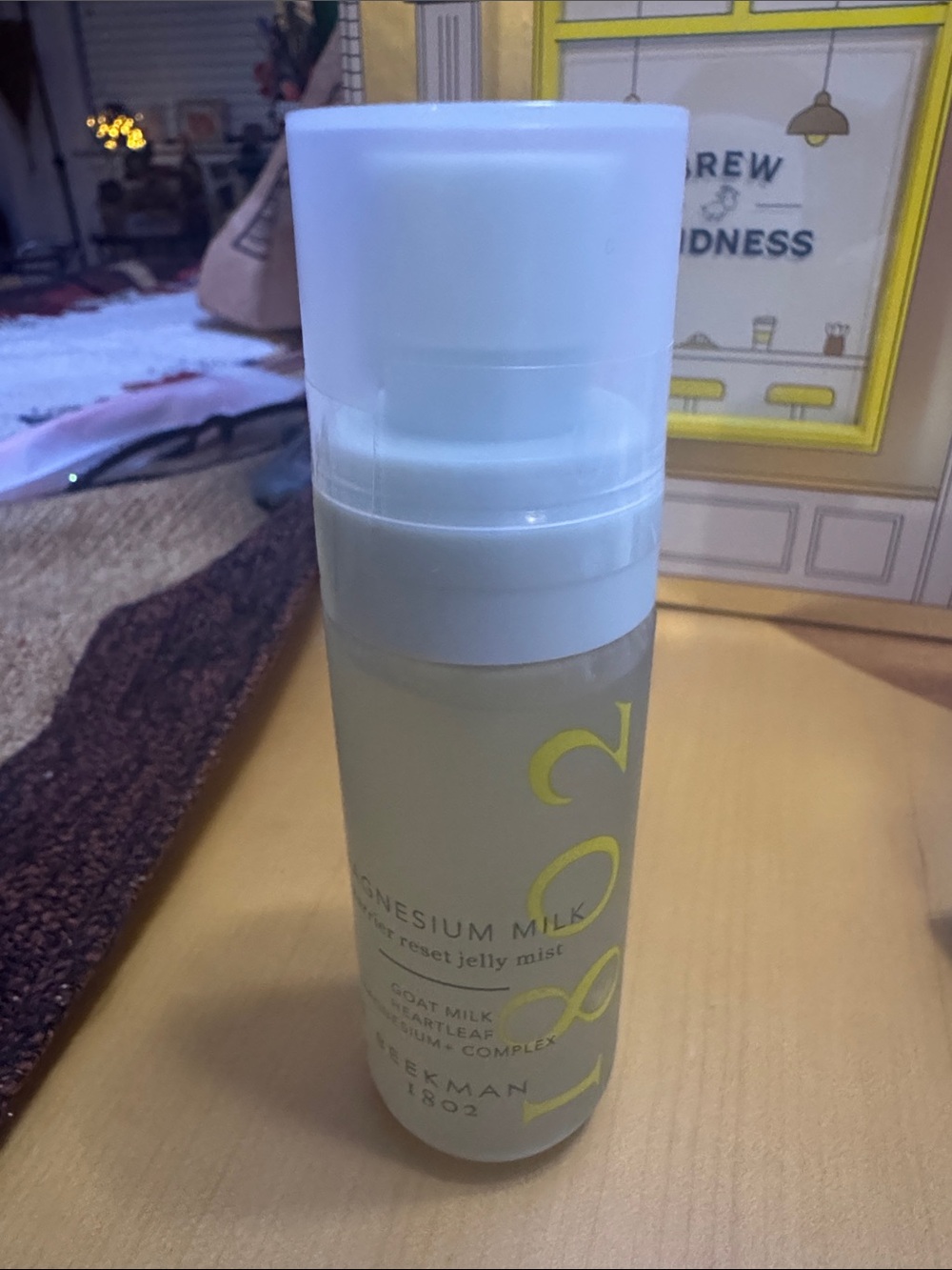 Beekman 1802 Magnesium Milk Jelly Mist - Hydrating Face Mist in White
